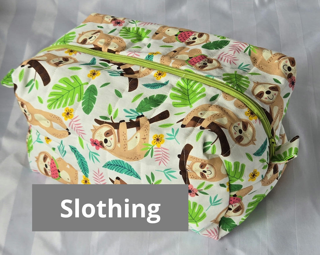 Large Boxy Pouch (makeup , markers, toiletries) image 8