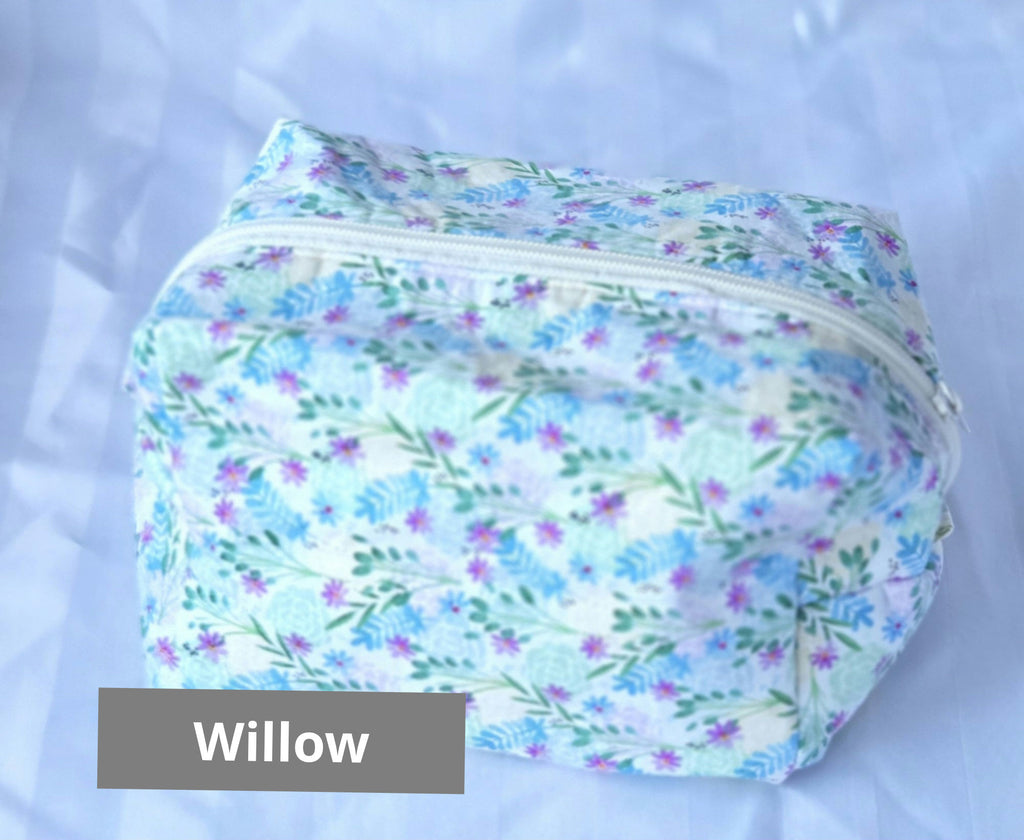 Large Boxy Pouch (makeup , markers, toiletries) image 5