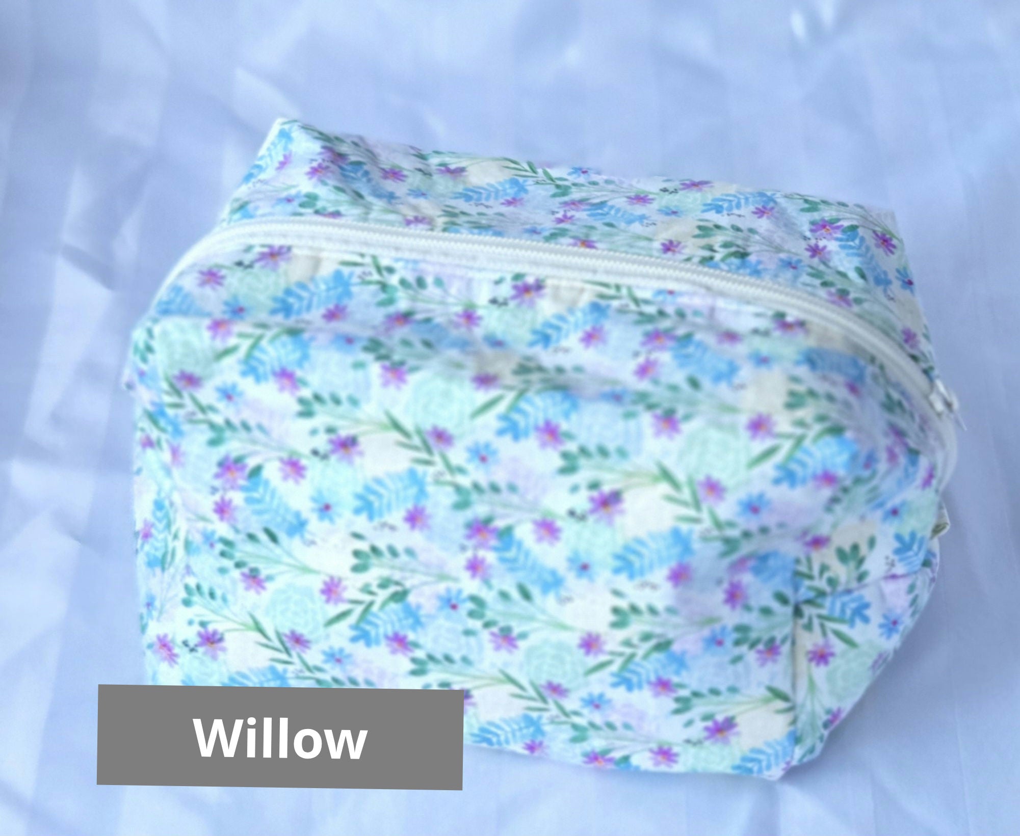 Large Boxy Pouch (makeup , markers, toiletries) image 5