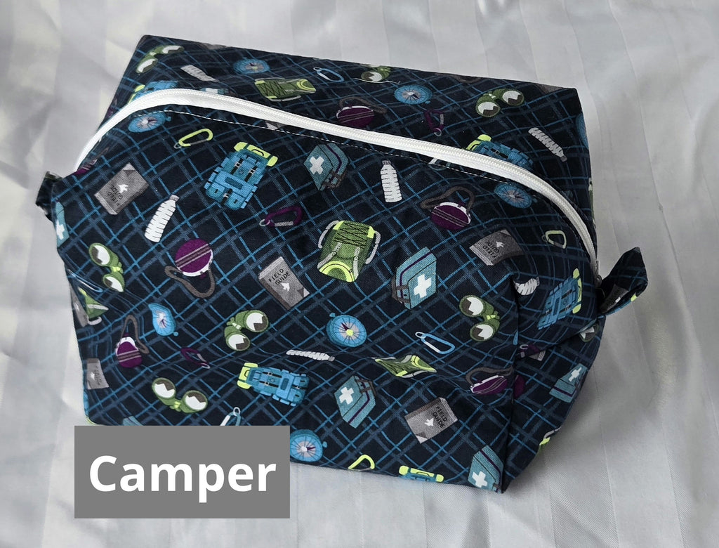 Large Boxy Pouch (makeup , markers, toiletries) image 10