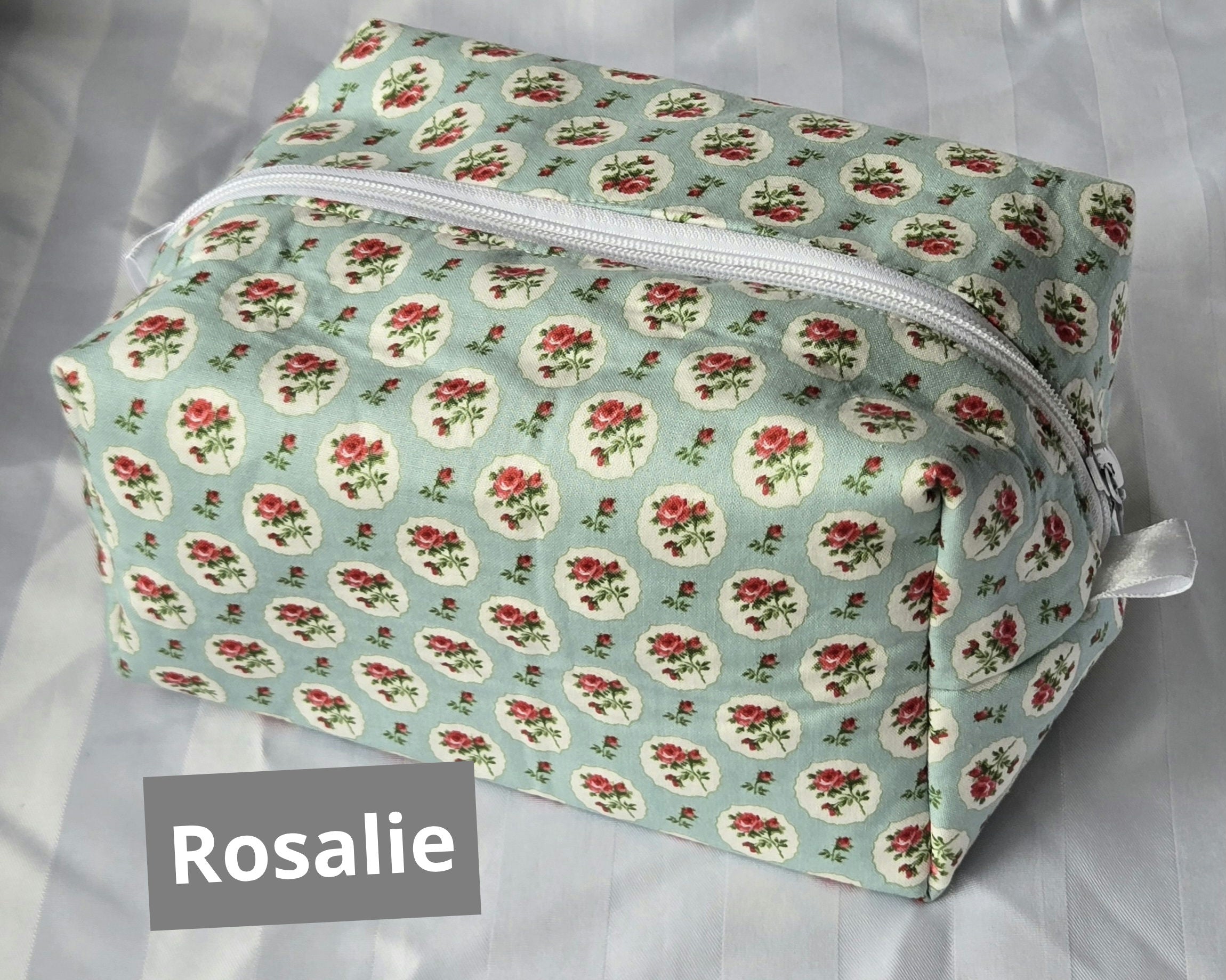 Large Boxy Pouch (makeup , markers, toiletries) image 6