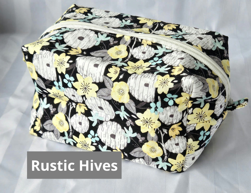 Large Boxy Pouch (makeup , markers, toiletries) image 1